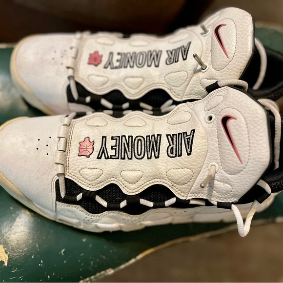 Nike Air Money Sneakers - White and Black - Picture 1 of 4